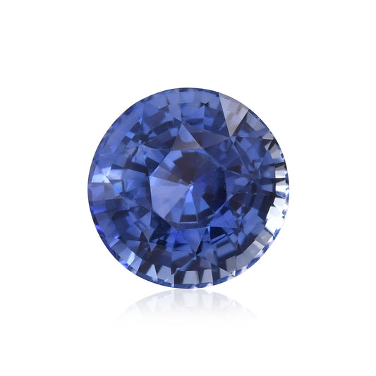4,03 Karat blauer runder Saphir aus Sri Lanka (CD)