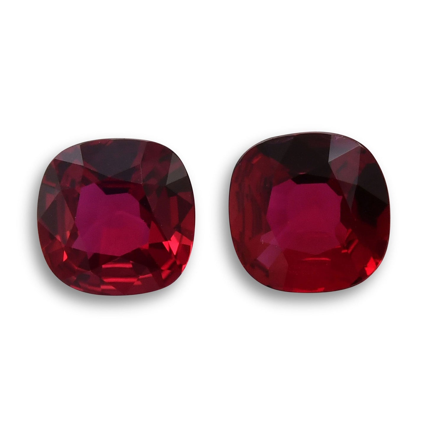 2.10 Carat Red MOZAMBICAN Cushion Ruby CD