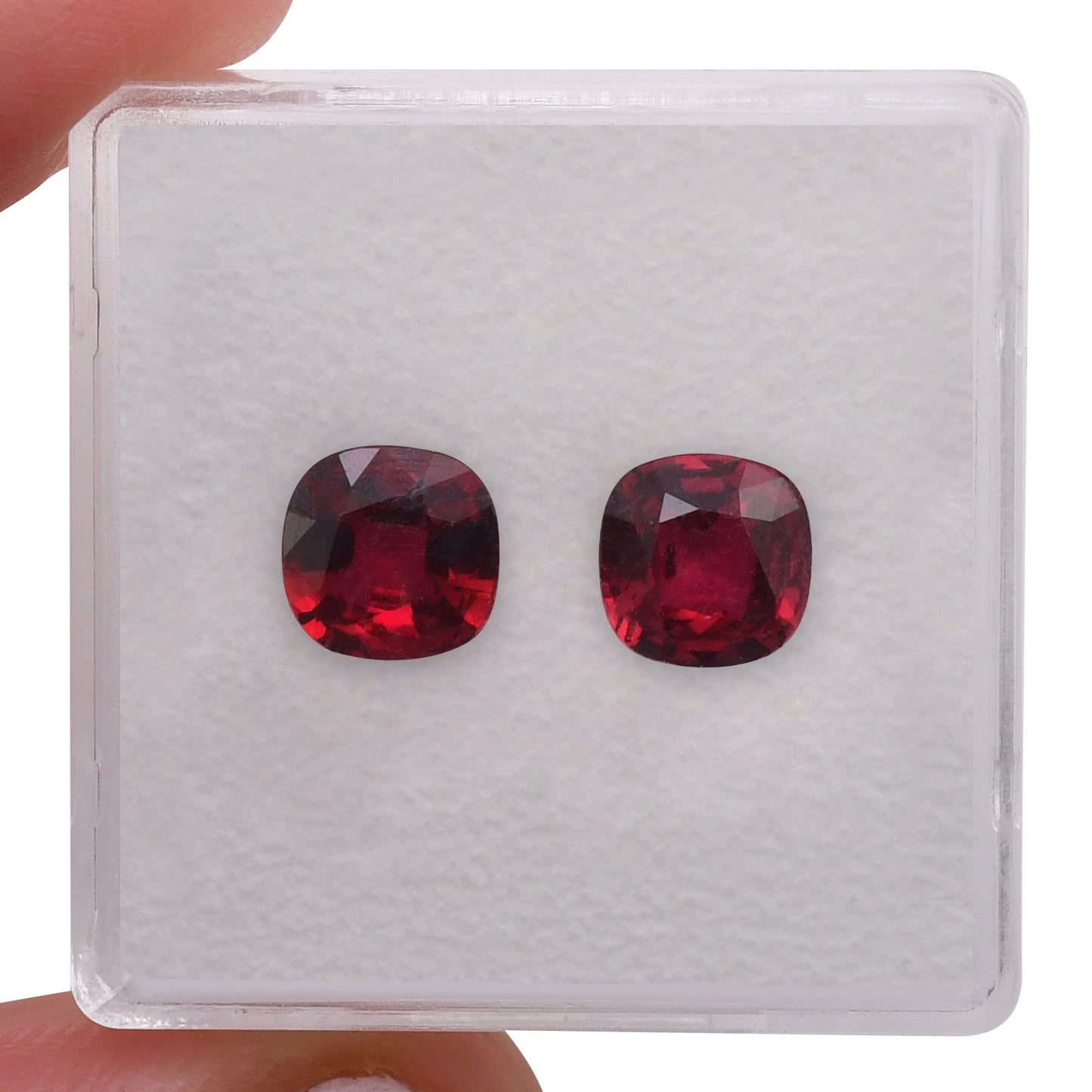2.10 Carat Red MOZAMBICAN Cushion Ruby CD