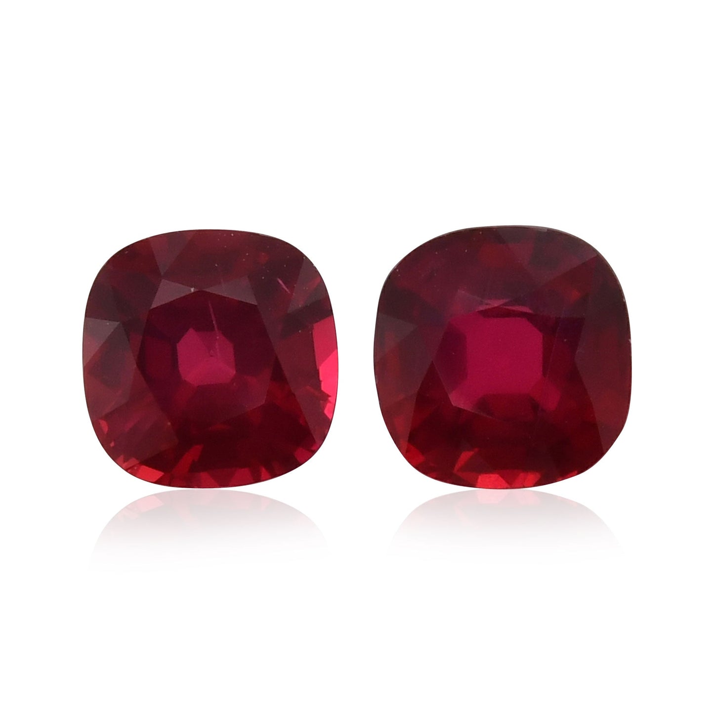 3.08 Carat Red MOZAMBICAN Cushion Ruby CD