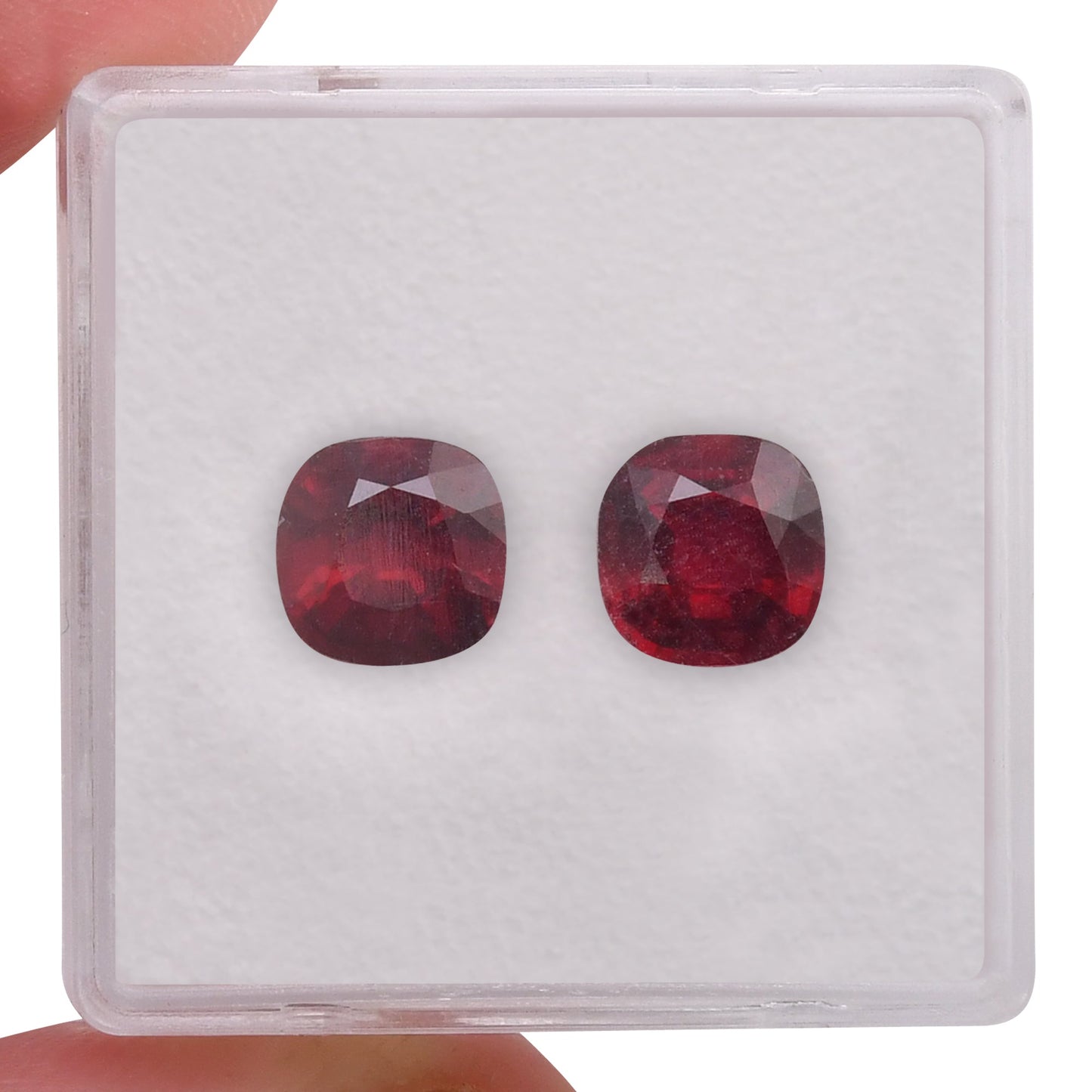 3.08 Carat Red MOZAMBICAN Cushion Ruby CD