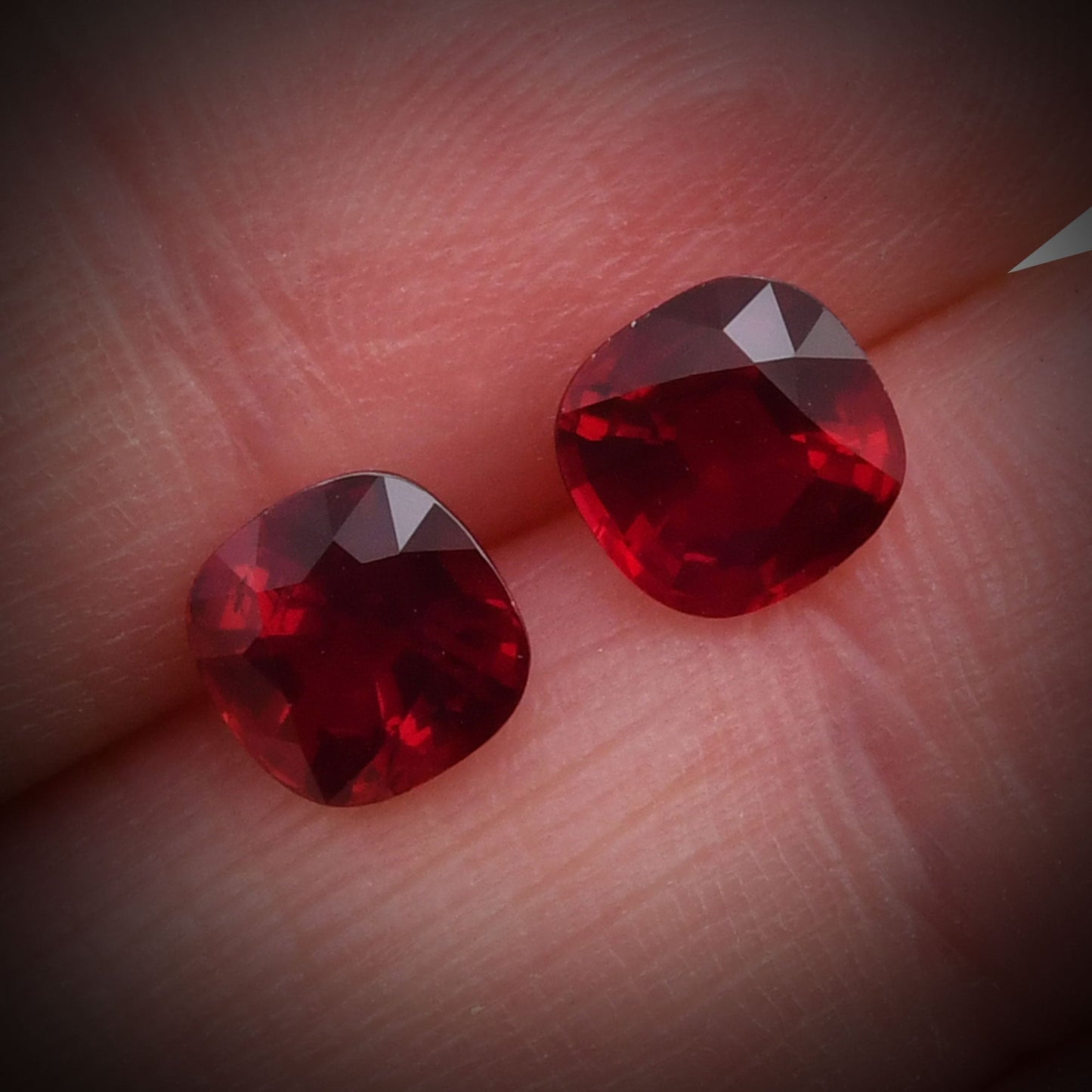 3.08 Carat Red MOZAMBICAN Cushion Ruby CD