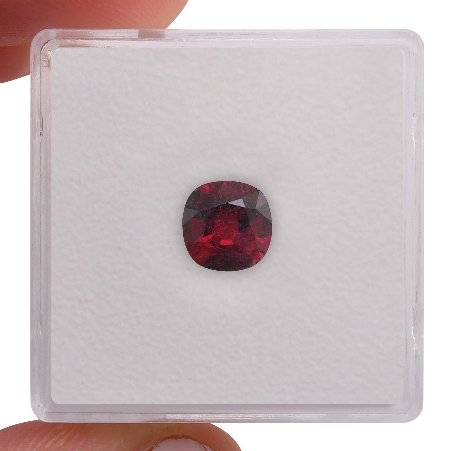 1.12 Carat Red MOZAMBIQUE Cushion Ruby CD