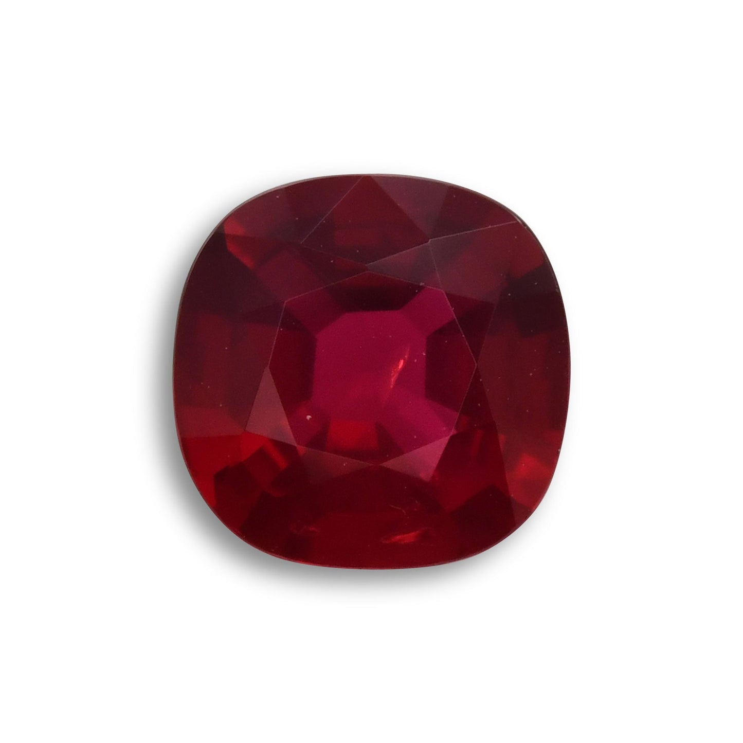 1.28 Carat Red MOZAMBIQUE Cushion Ruby CD
