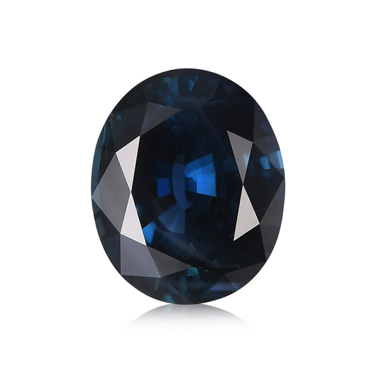10,96 Karat blauer ovaler Saphir aus Sri Lanka