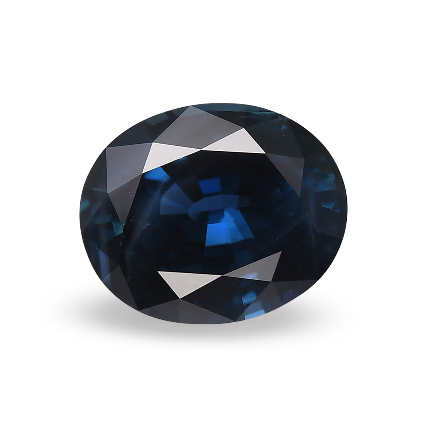 10,96 Karat blauer ovaler Saphir aus Sri Lanka