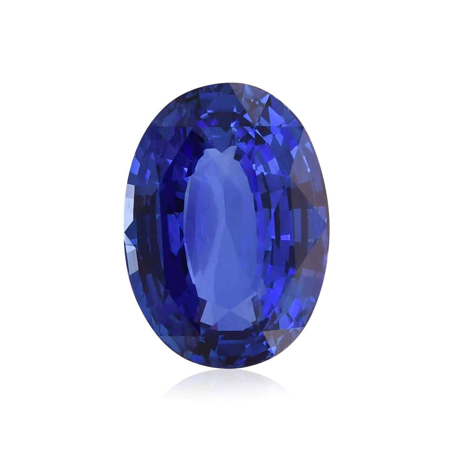 10,18 Karat blauer ovaler Saphir aus Sri Lanka (CD)