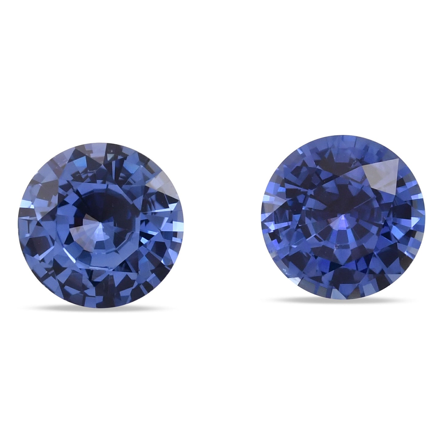 3,02 Karat blauer runder Saphir aus Sri Lanka