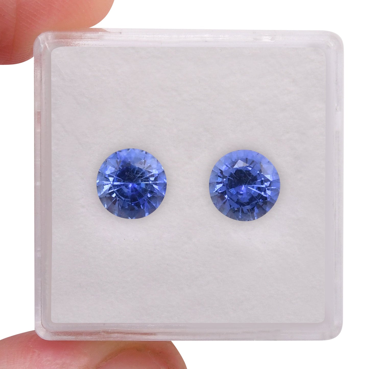 2,79 Karat blauer runder Saphir aus Sri Lanka
