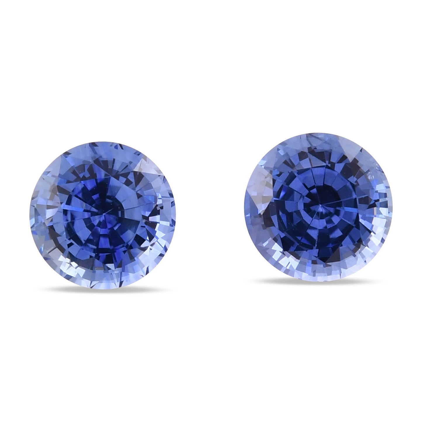 2,79 Karat blauer runder Saphir aus Sri Lanka