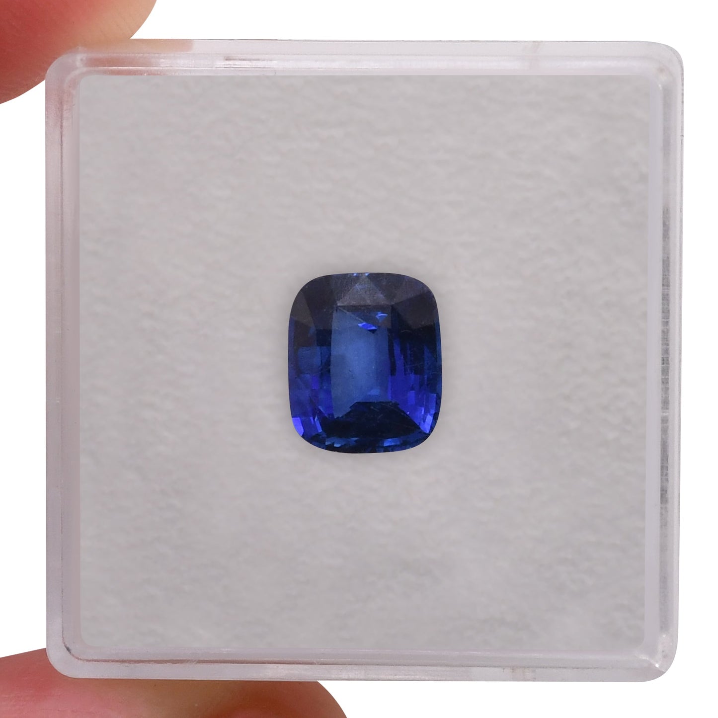 2,07 Karat blauer Kissen-Saphir aus Sri Lanka