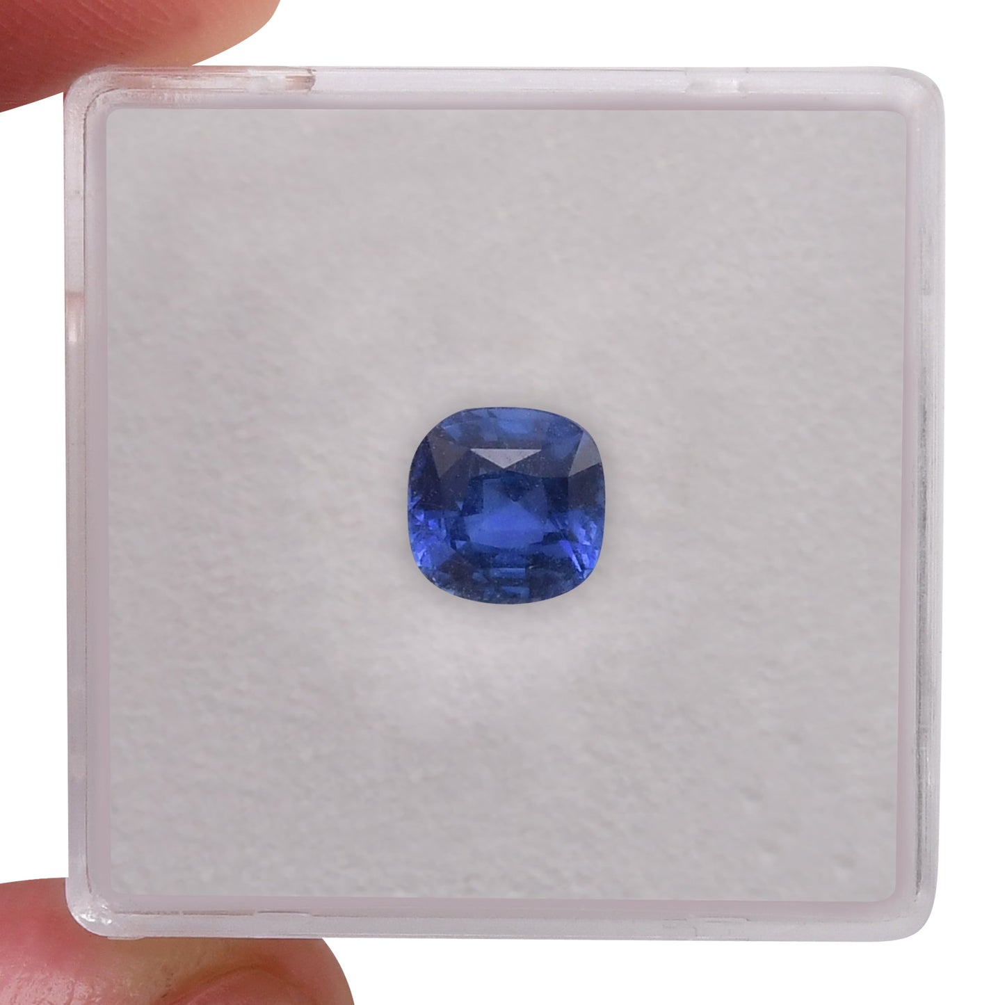1.62 Carat Blue SRI LANKAN Cushion Sapphire