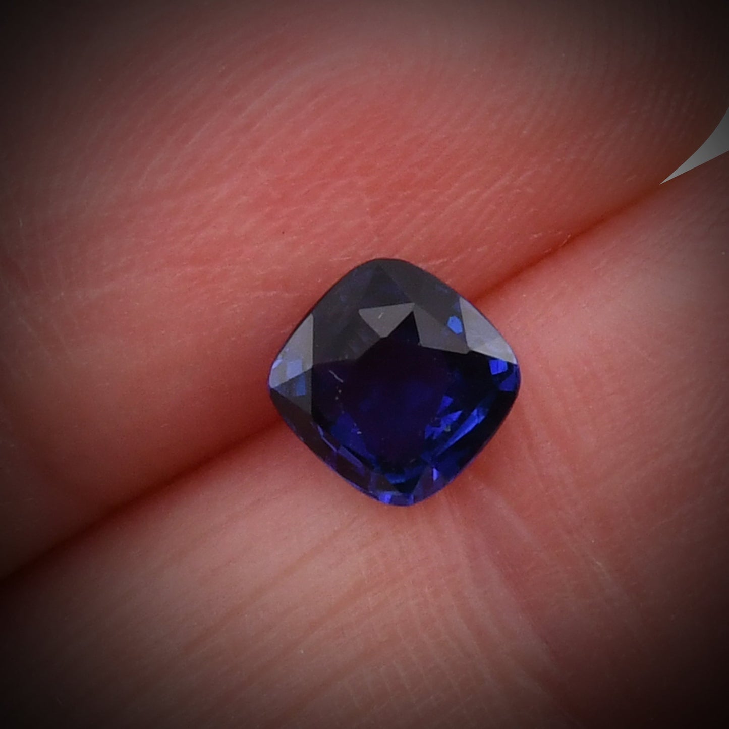 1.02 Carat Blue SRI LANKAN Cushion Sapphire