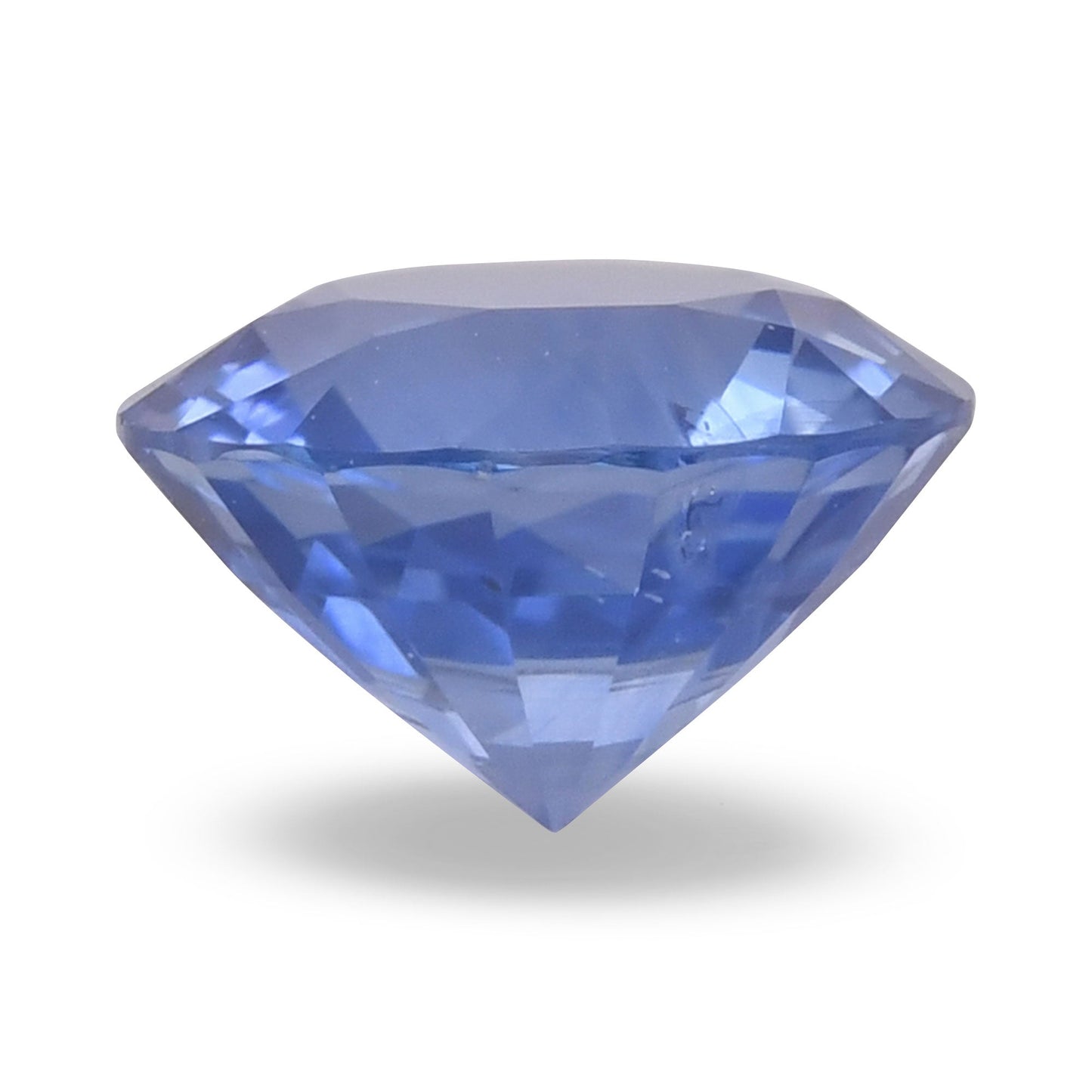 1,60 Karat blauer runder Saphir aus Sri Lanka