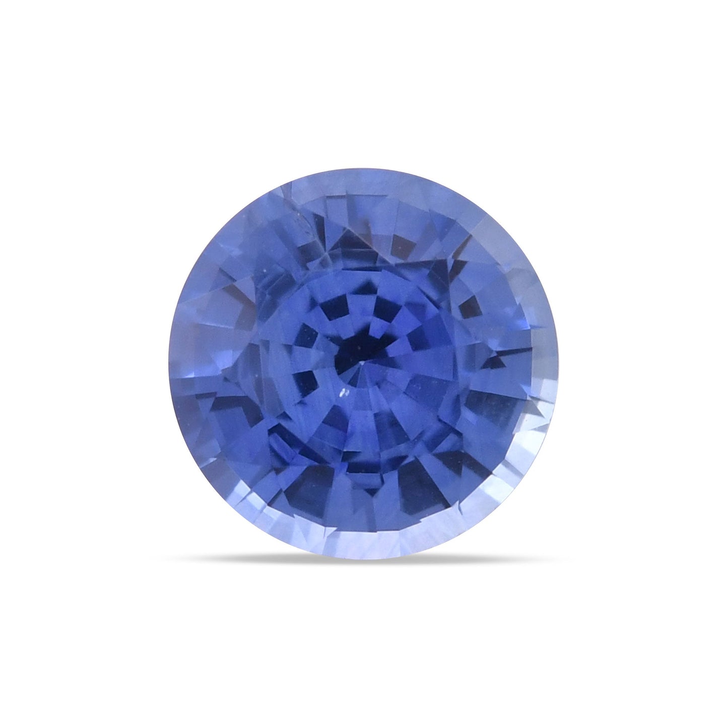 1,60 Karat blauer runder Saphir aus Sri Lanka
