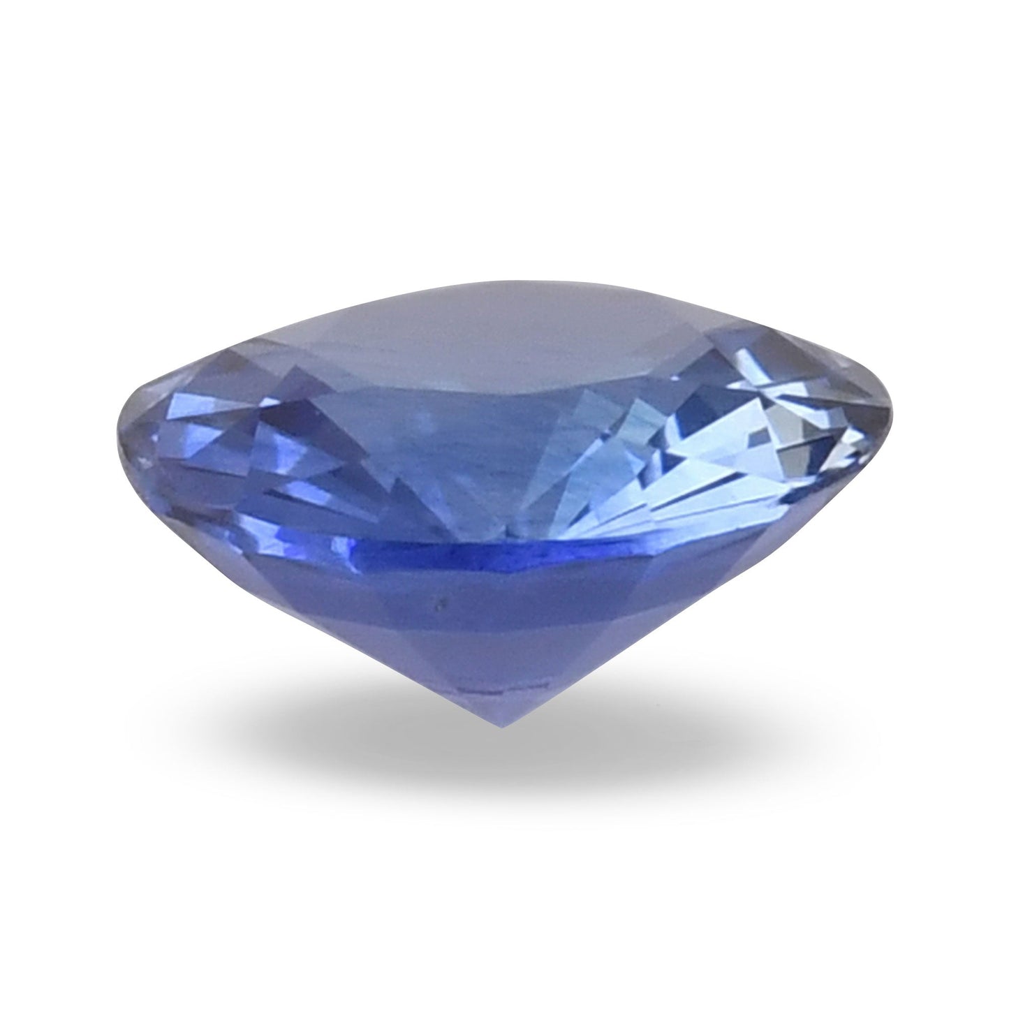1,55 Karat blauer runder Saphir aus Sri Lanka