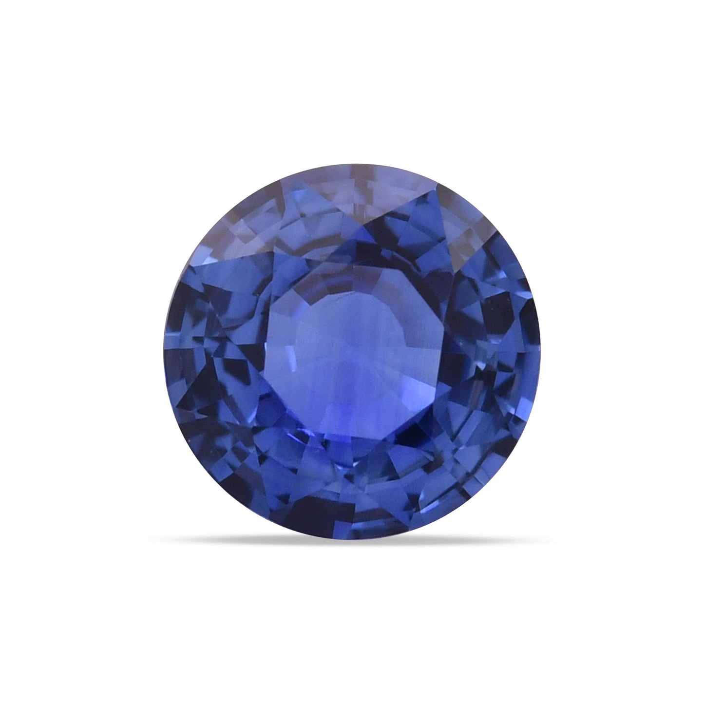 1,55 Karat blauer runder Saphir aus Sri Lanka