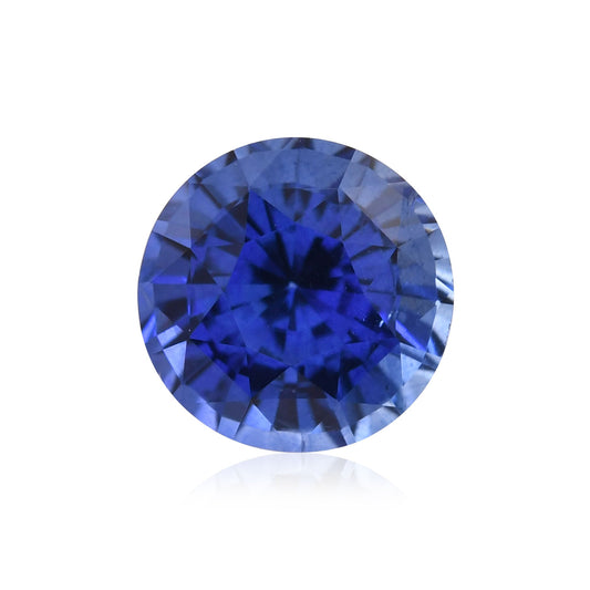 1,62 Karat blauer runder Saphir aus Sri Lanka