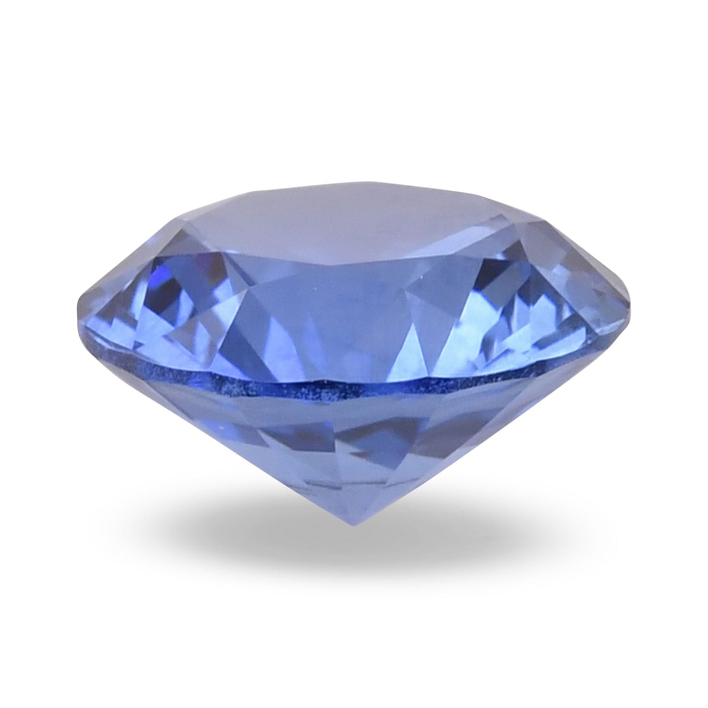 1,35 Karat blauer runder Saphir aus Sri Lanka