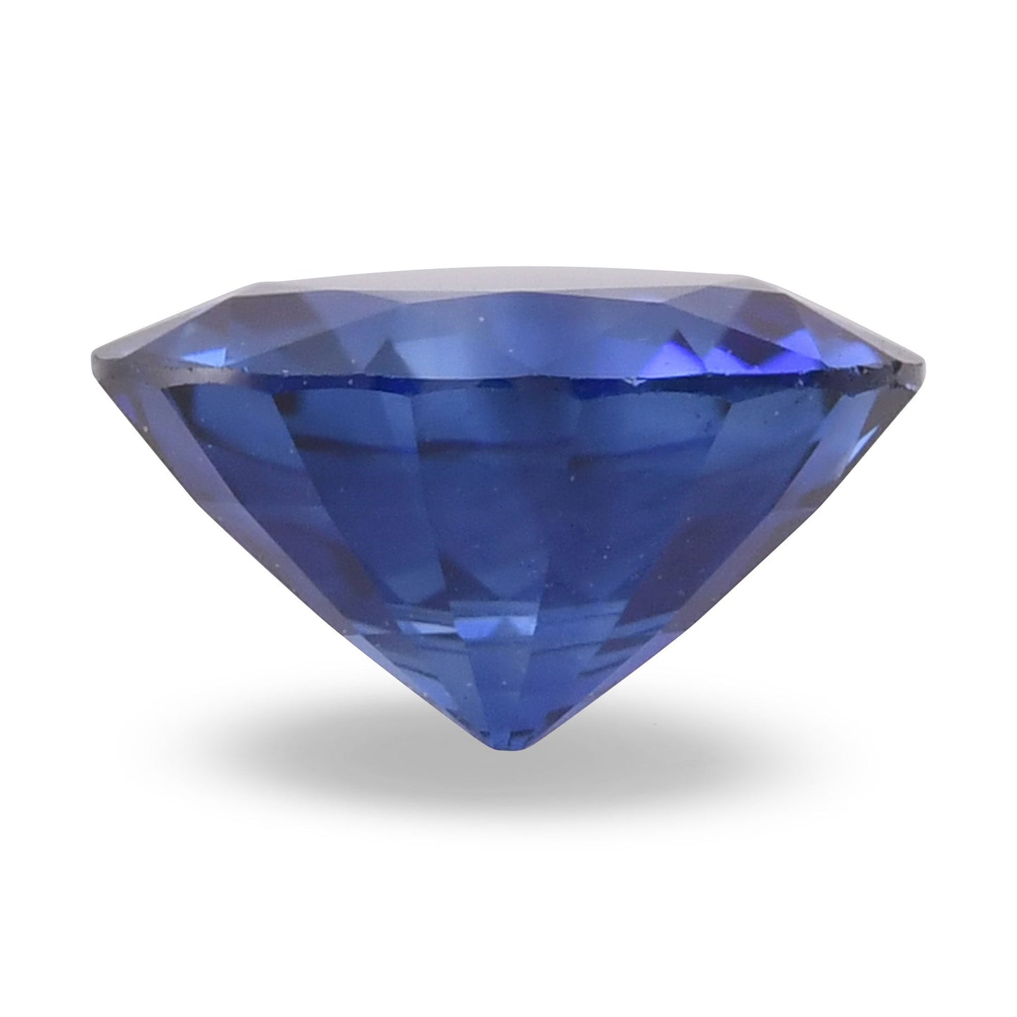 0,93 Karat blauer runder Saphir aus Sri Lanka