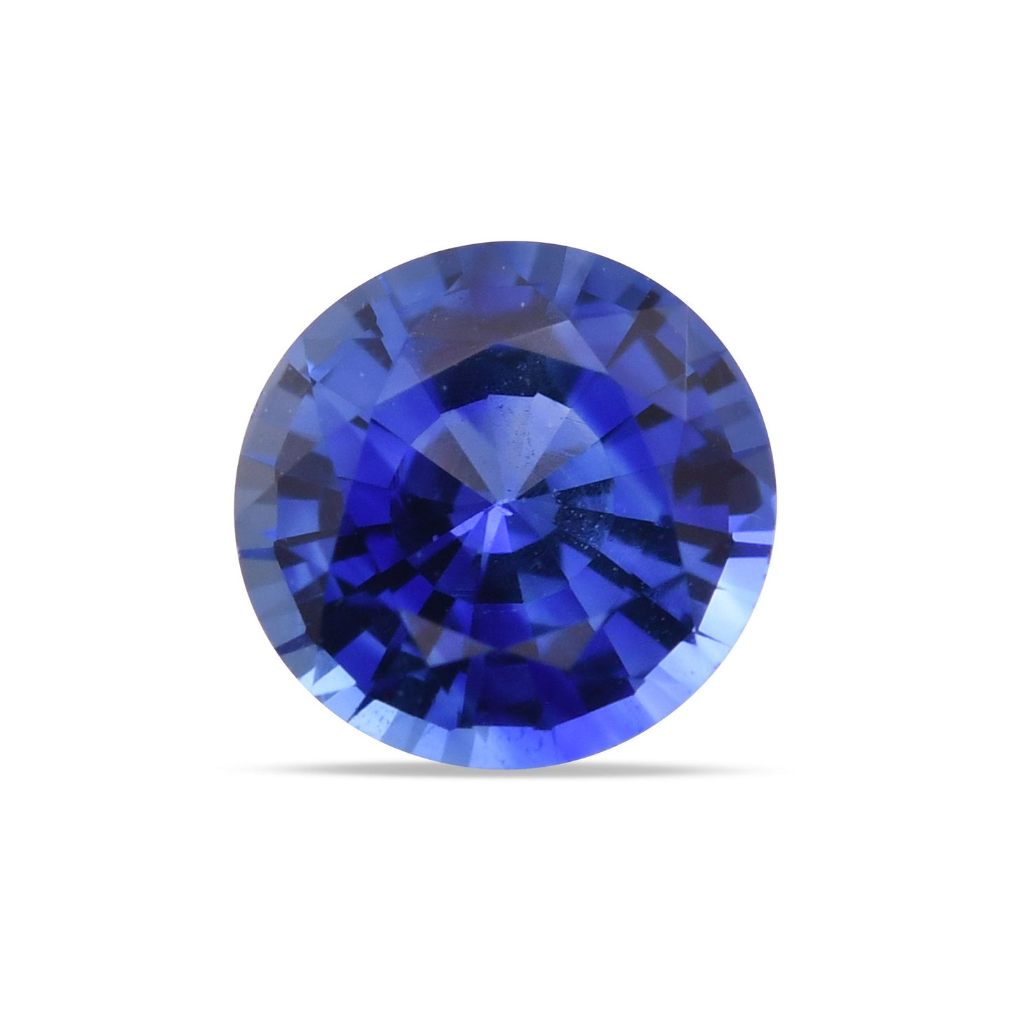 0,93 Karat blauer runder Saphir aus Sri Lanka