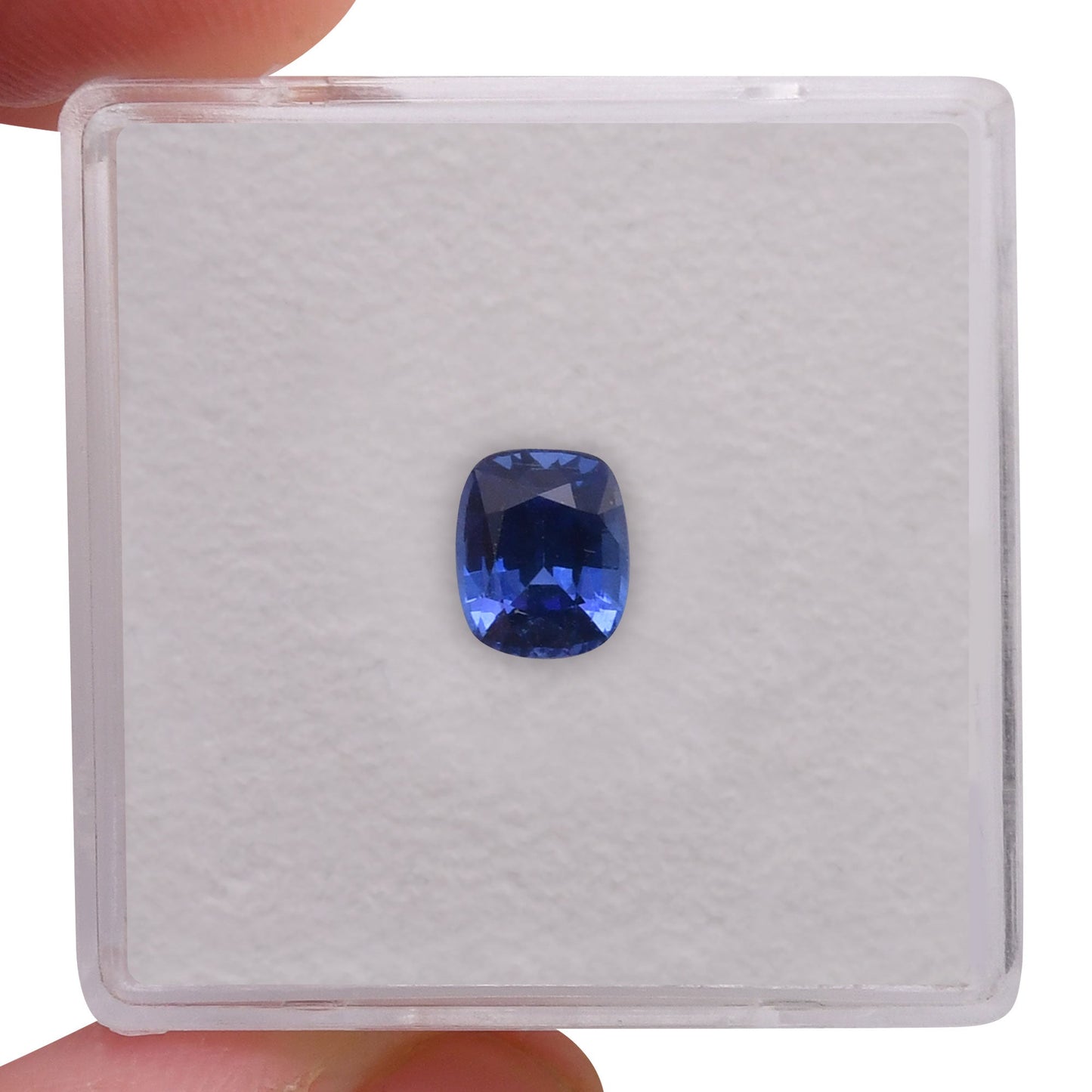 1.03 Carat Blue  Cushion Sapphire
