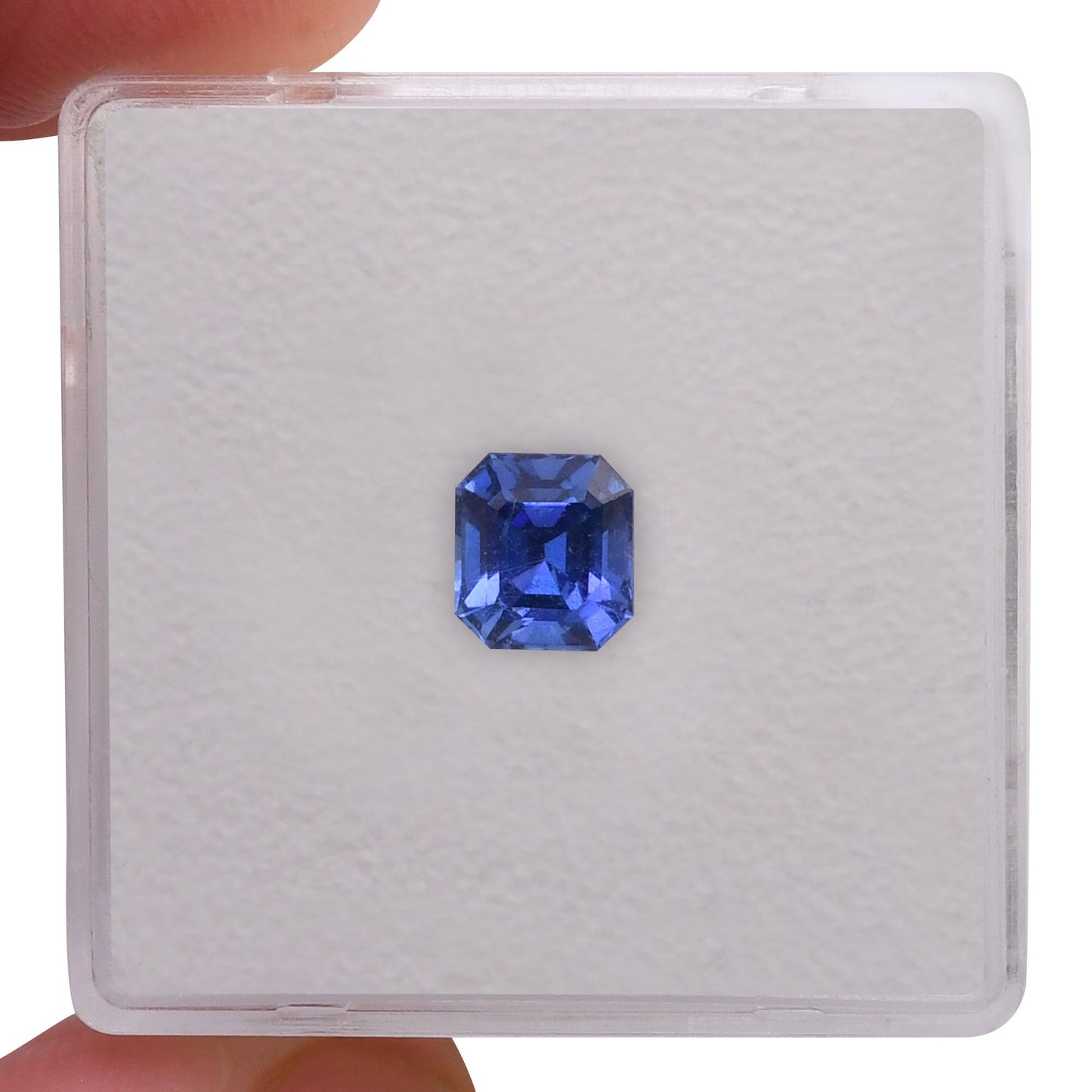 1.09 Carat Blue  Emerald Sapphire