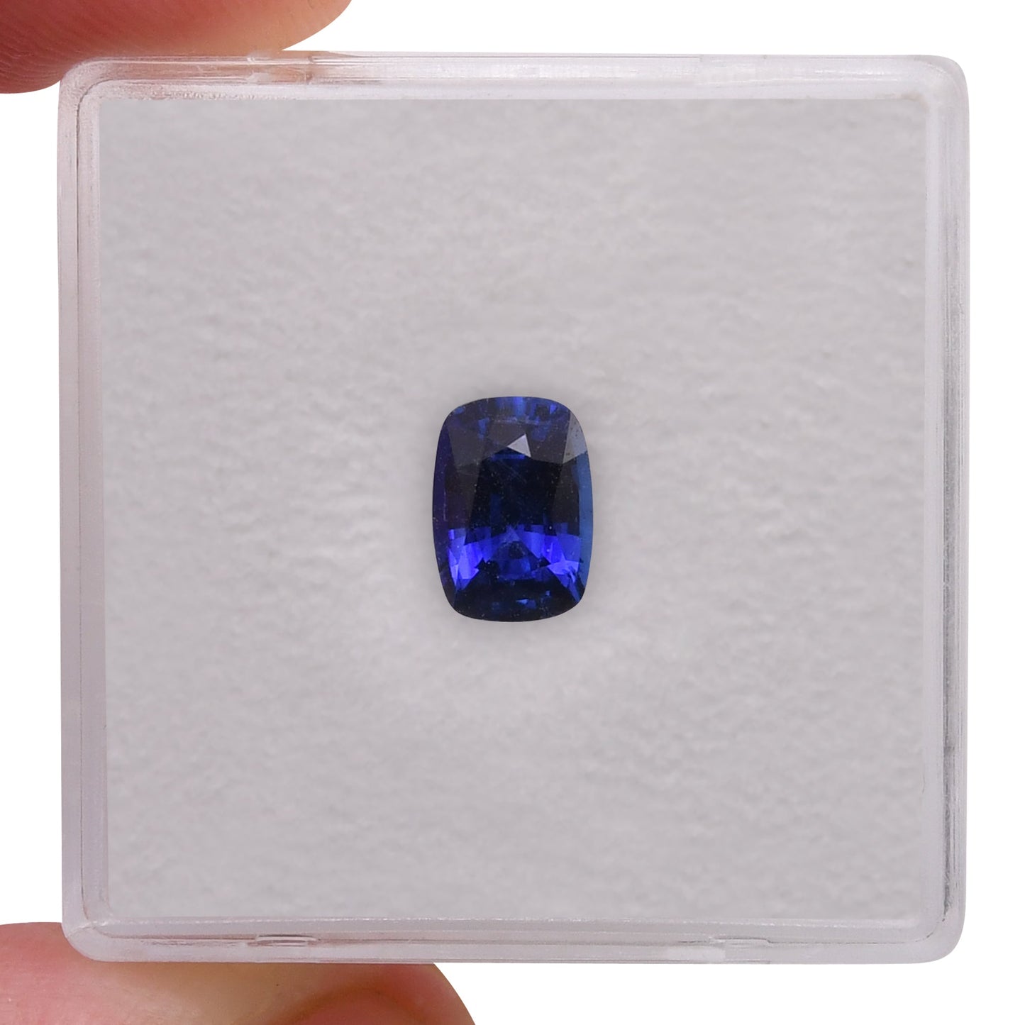 1.02 Carat Blue  Cushion Sapphire