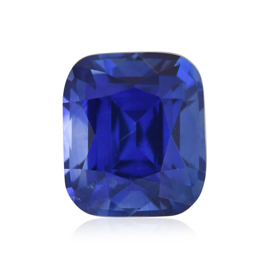 1,34 Karat blauer Kissen-Saphir