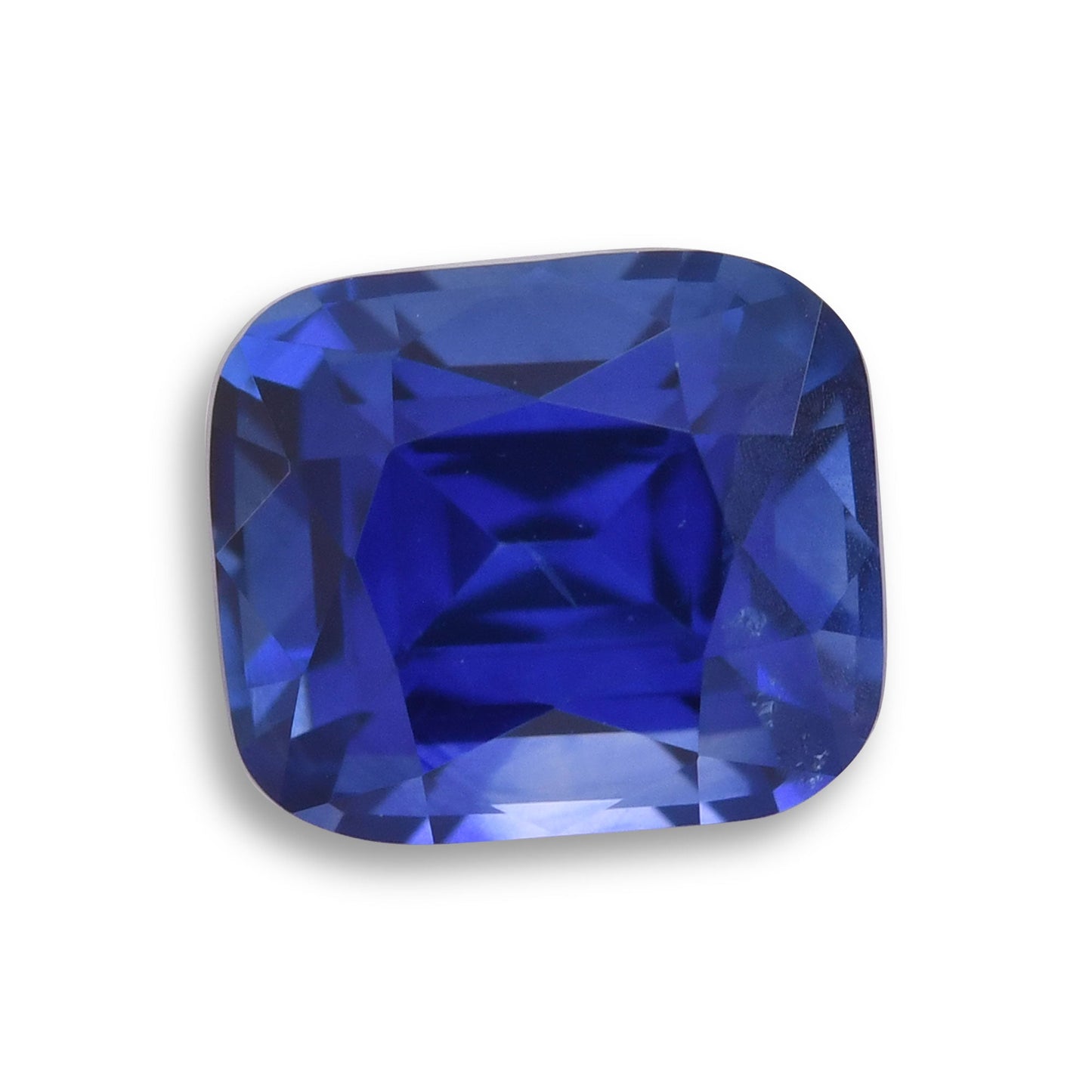 1.34 Carat Blue  Cushion Sapphire