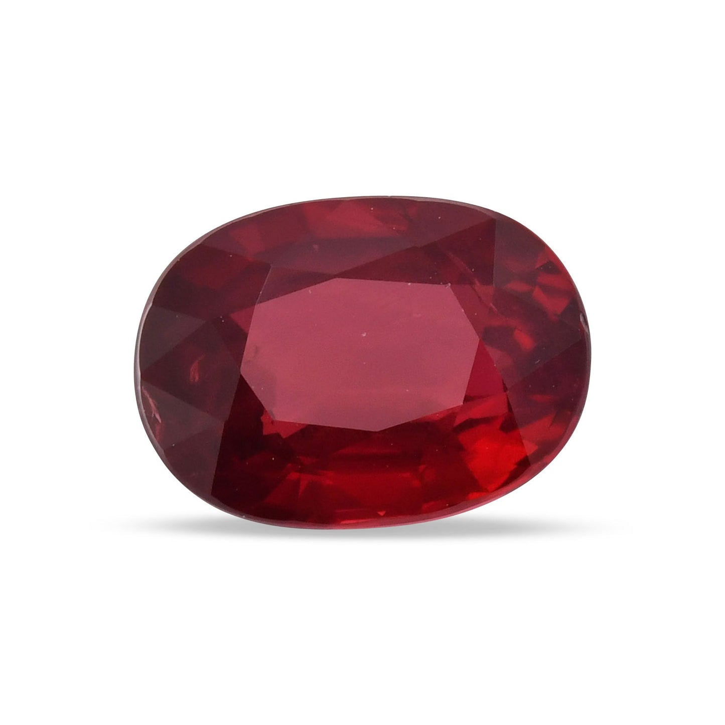 2.02 Carat Red MOZAMBIQUE Oval Ruby GRS No Heat