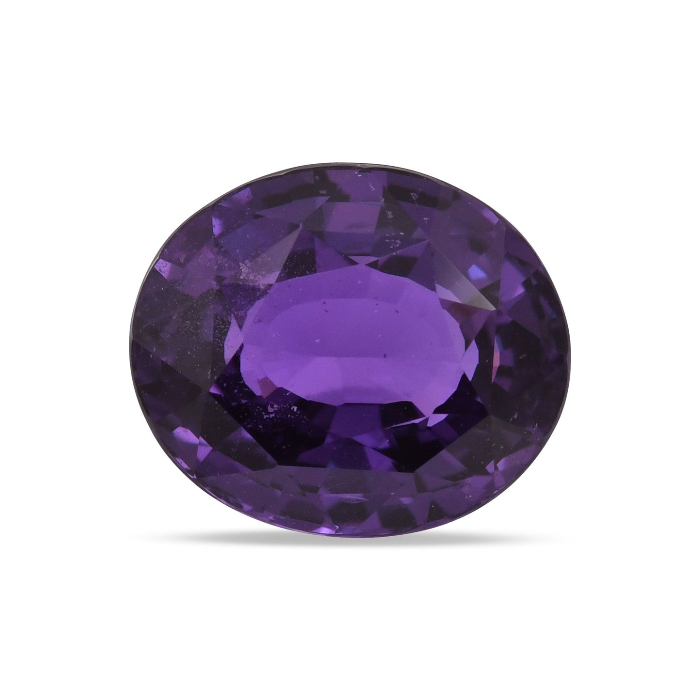 8,00 Karat violetter ovaler Saphir (GIA)