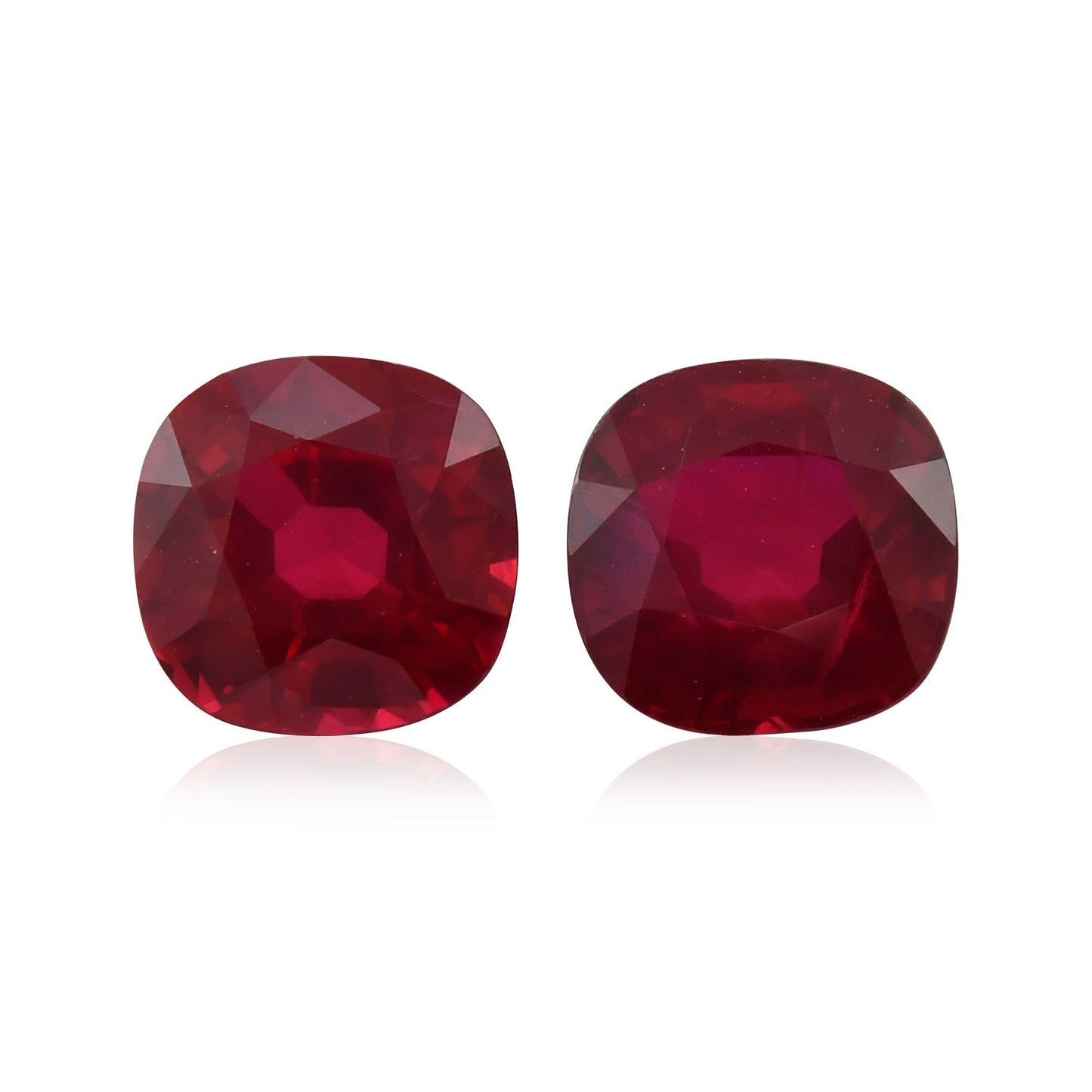 2.82 Carat Red MOZAMBICAN Cushion Ruby CD