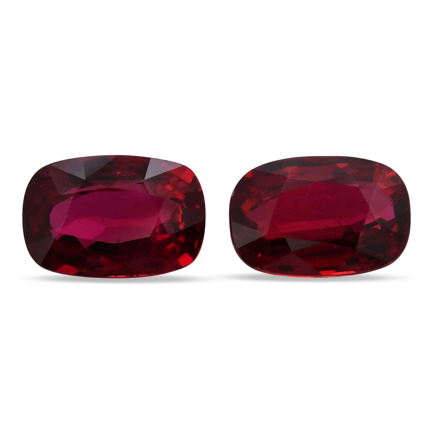 6,08 Karat roter MOSAMBIKANISCHER Kissen-Rubin GRS