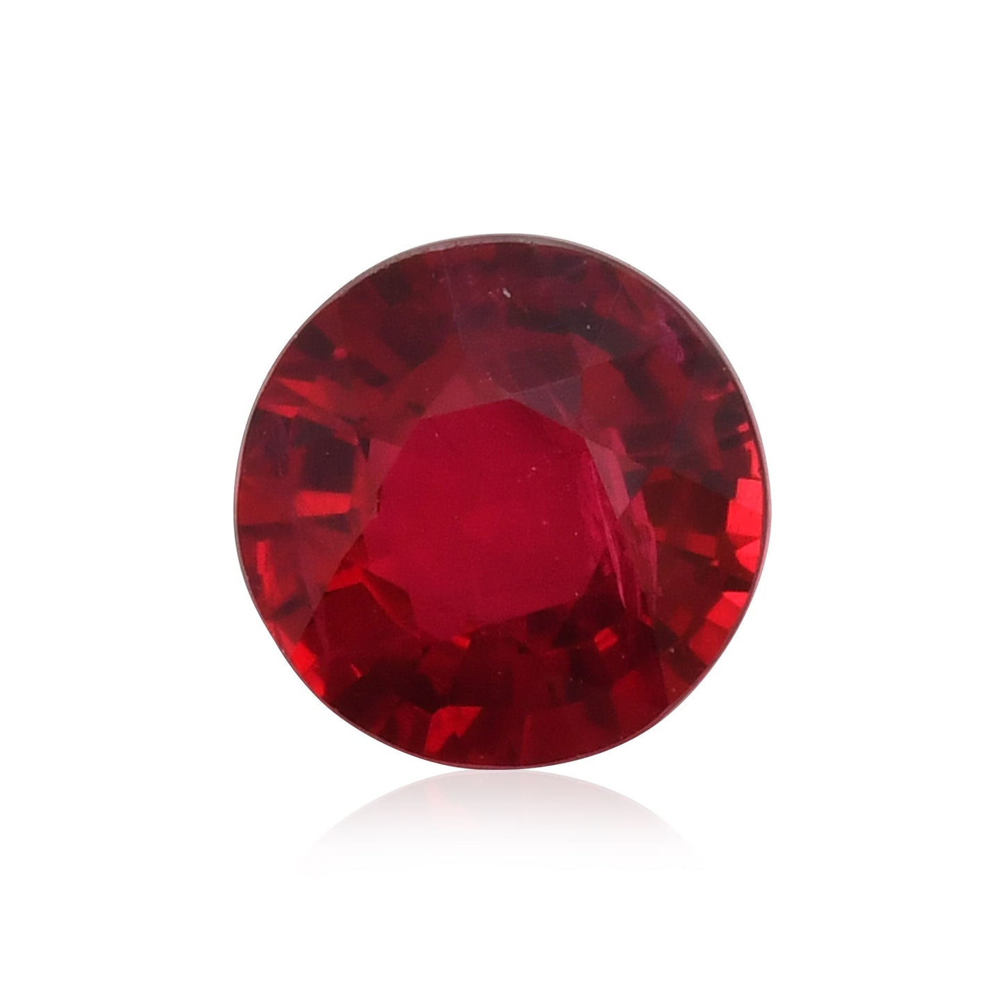 1.52 Carat Red MOZAMBIQUE Round Ruby