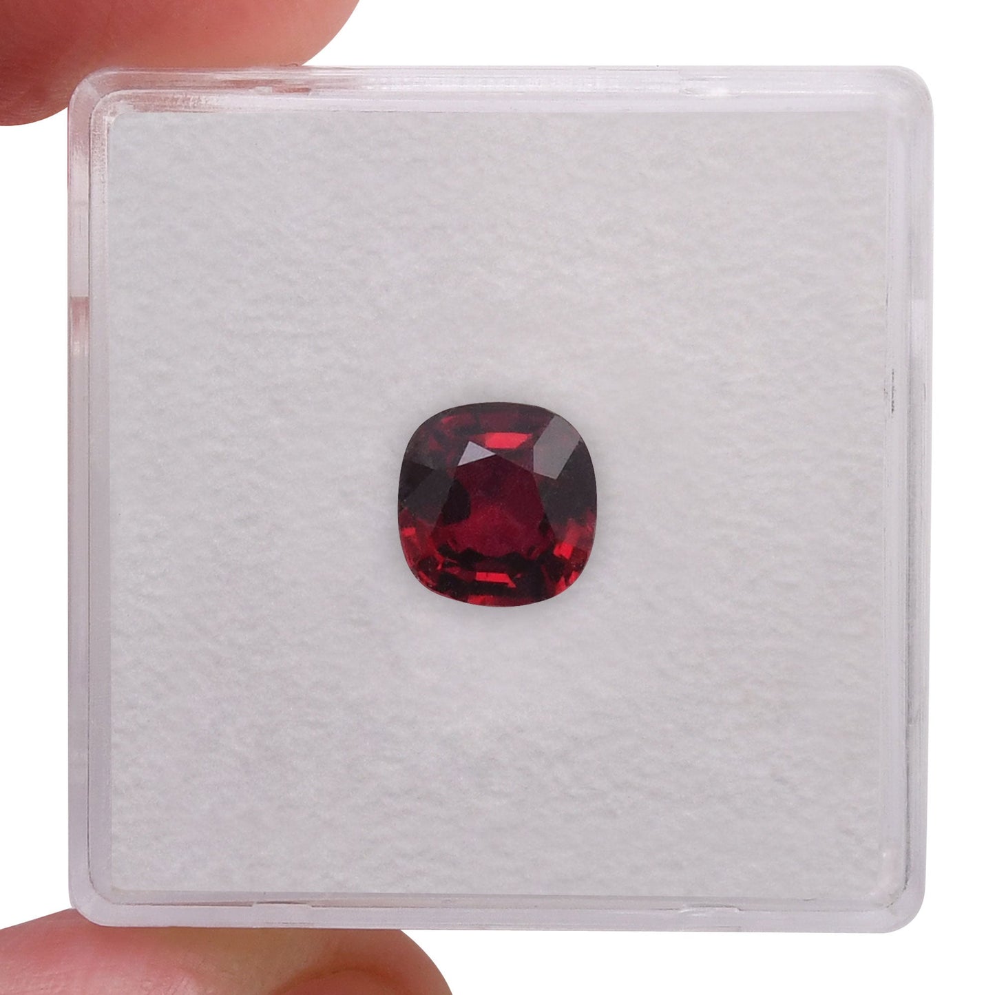 1.53 Carat Red MOZAMBICAN Cushion Ruby CD