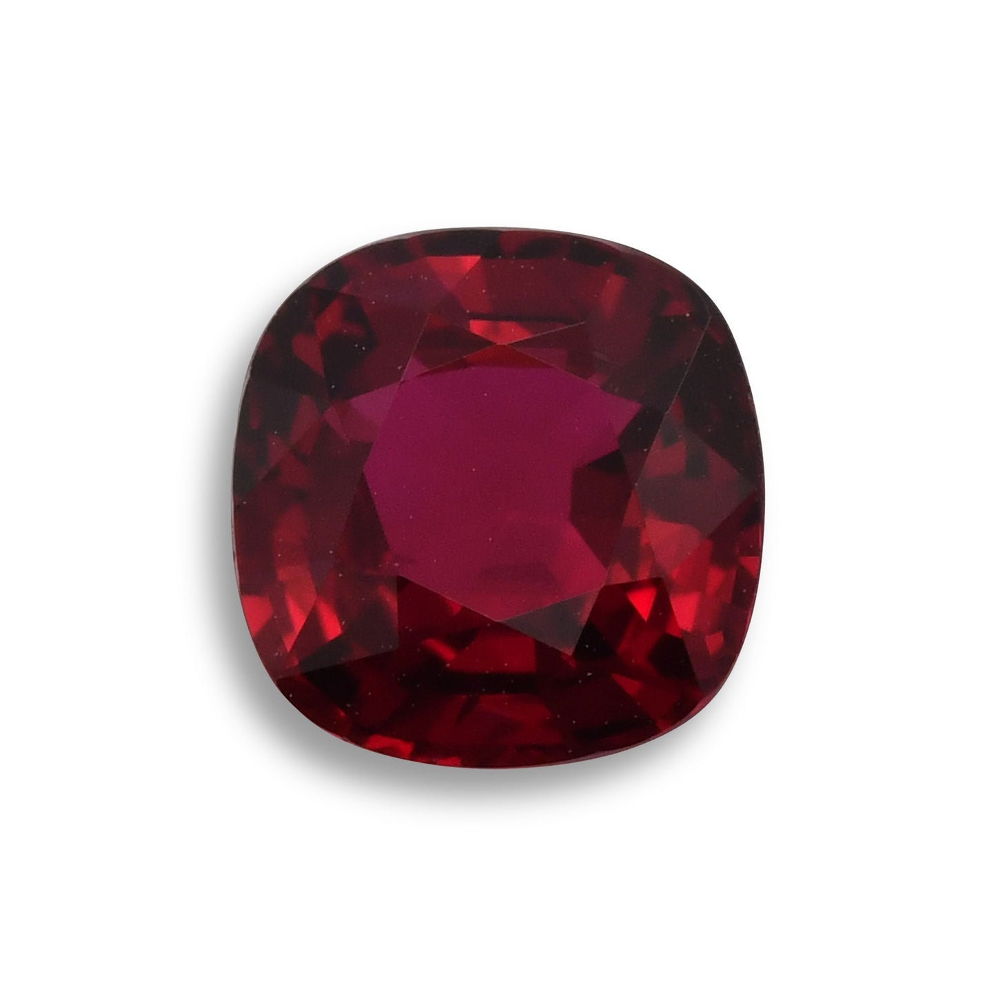1.53 Carat Red MOZAMBICAN Cushion Ruby CD