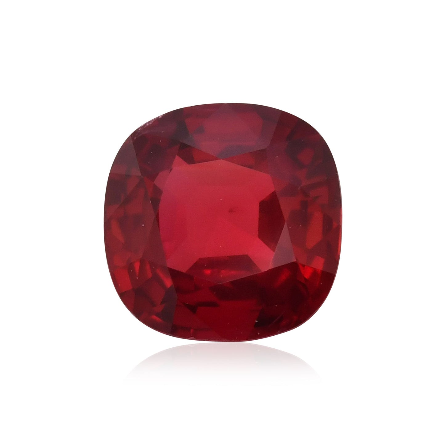 1,50 Karat roter MOSAMBIK-Kissenrubin CD