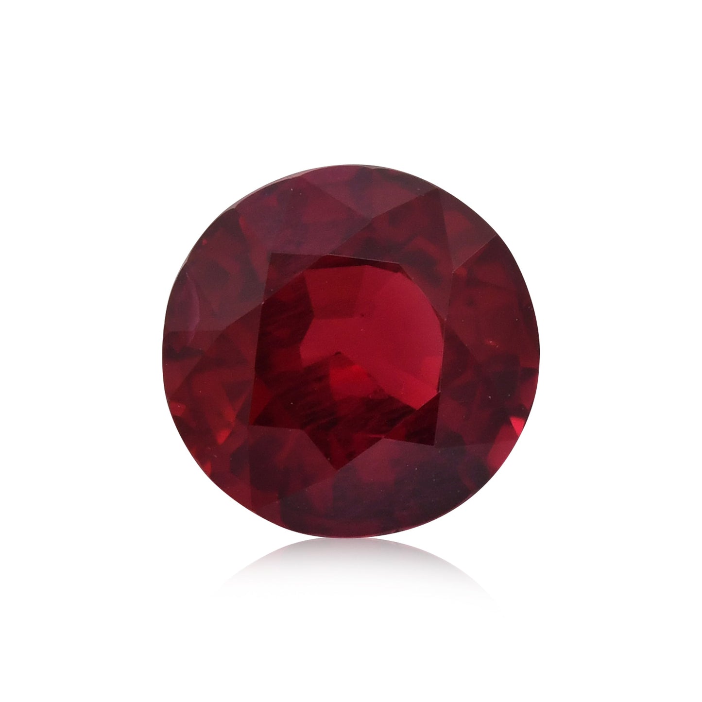 1.91 Carat Red MOZAMBICAN Round Ruby CD