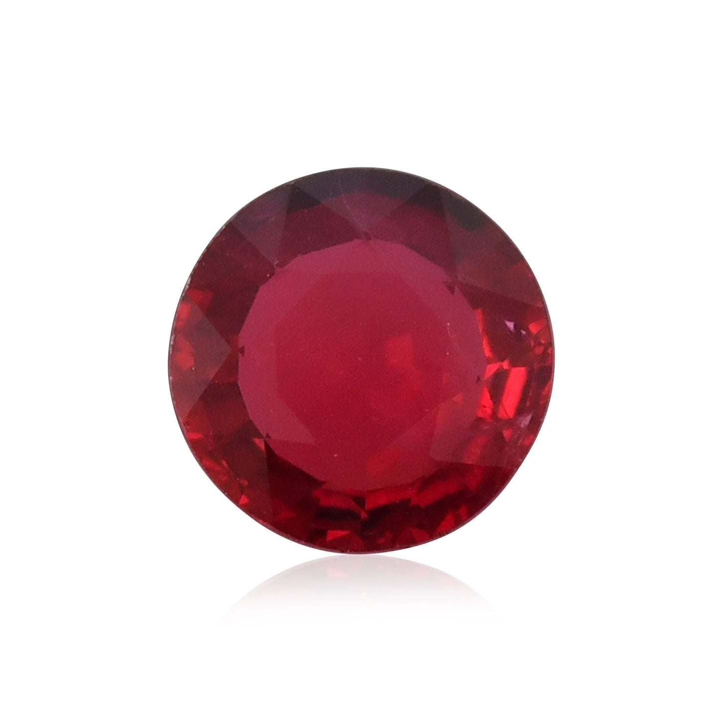1.53 Carat Red MOZAMBICAN Round Ruby