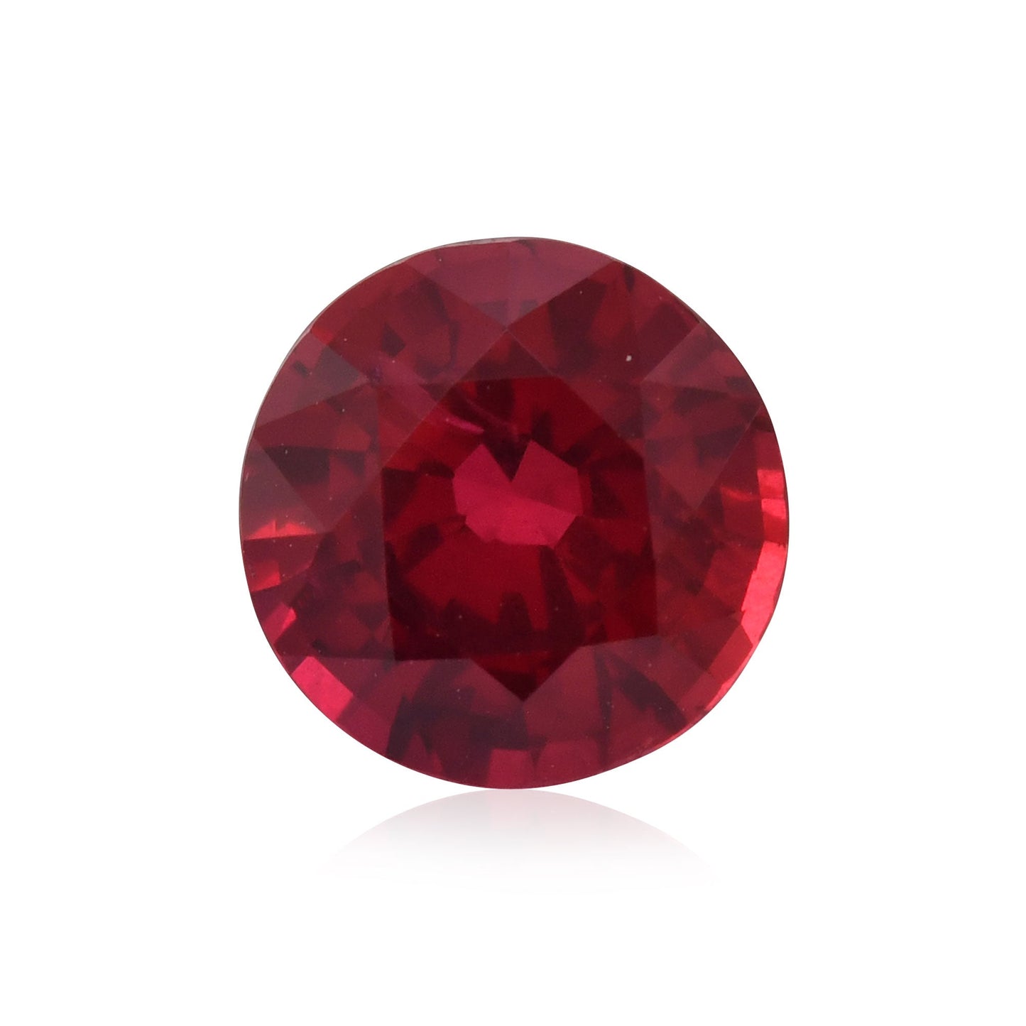 1.58 Carat Red MOZAMBICAN Round Ruby CD