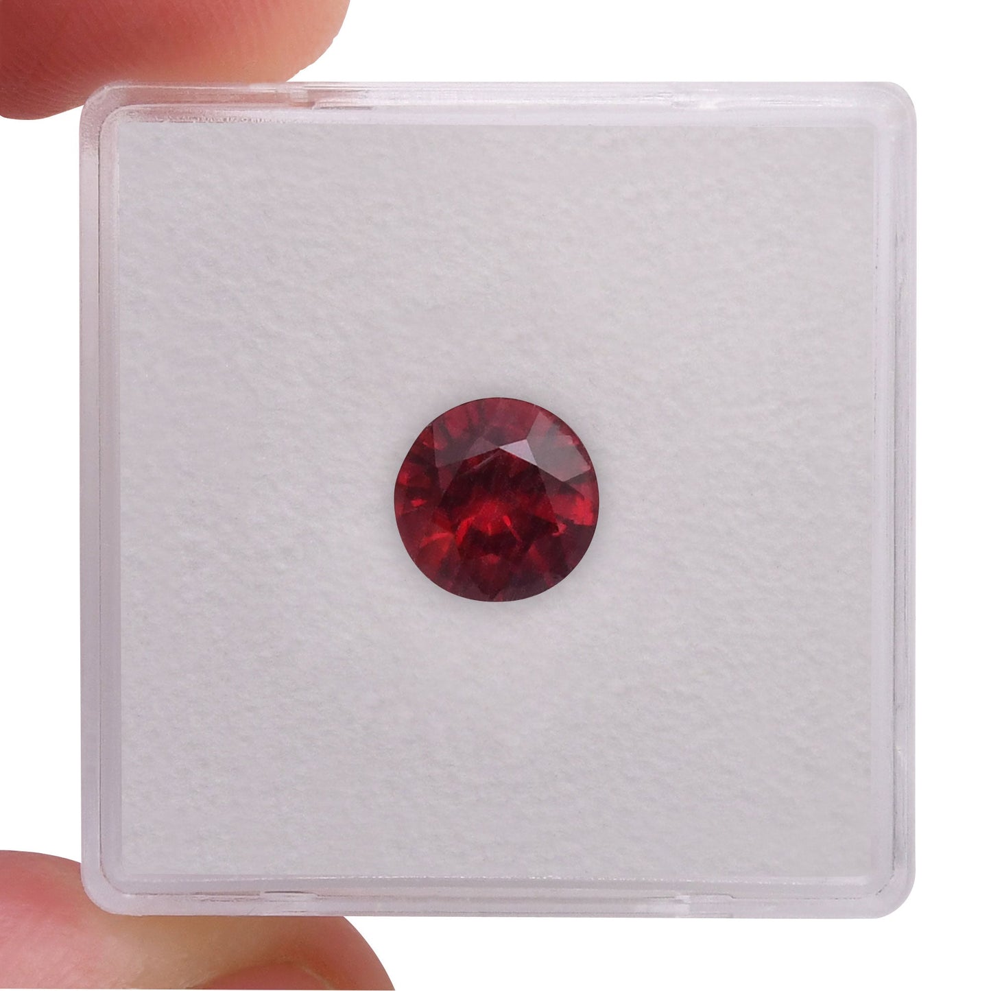 1.58 Carat Red MOZAMBICAN Round Ruby CD