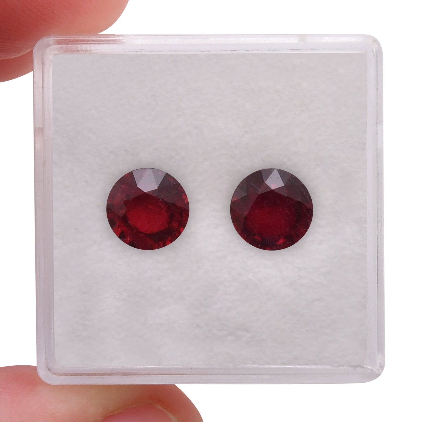 3.02 Carat Red MOZAMBICAN Round Ruby