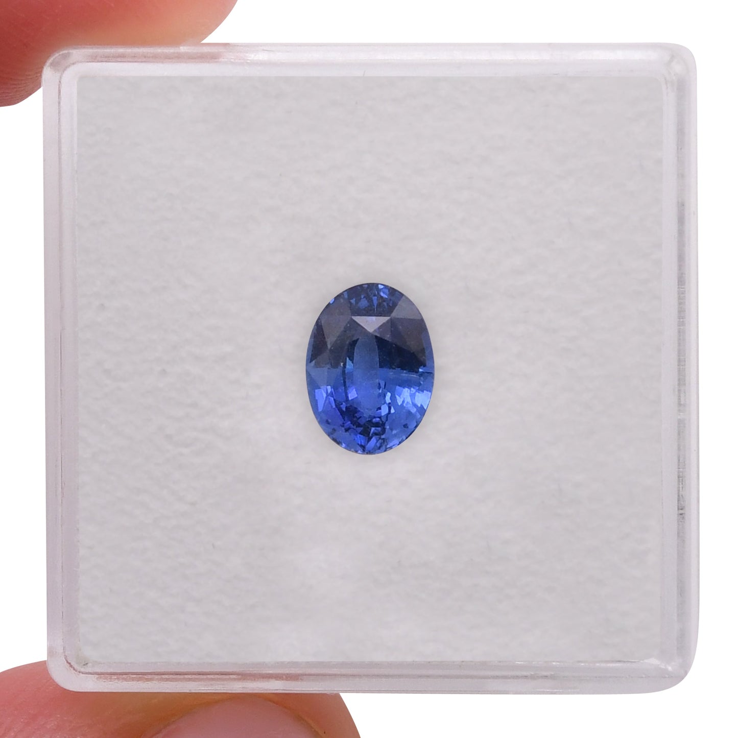 1,33 Karat blauer ovaler Saphir