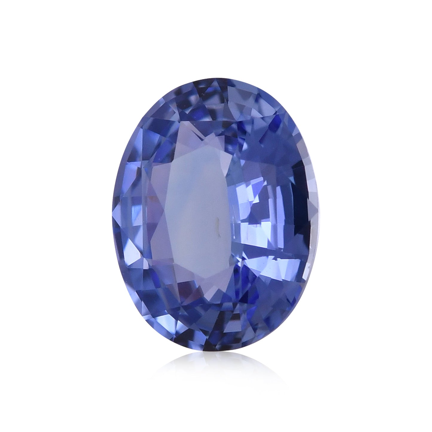 1,72 Karat blauer ovaler Saphir