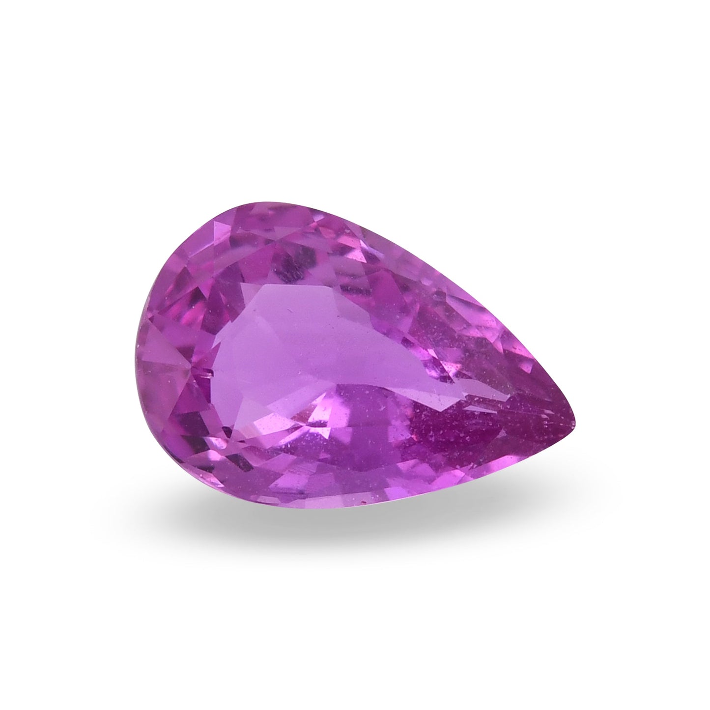 2,06 Karat rosa Birnenförmiger Saphir