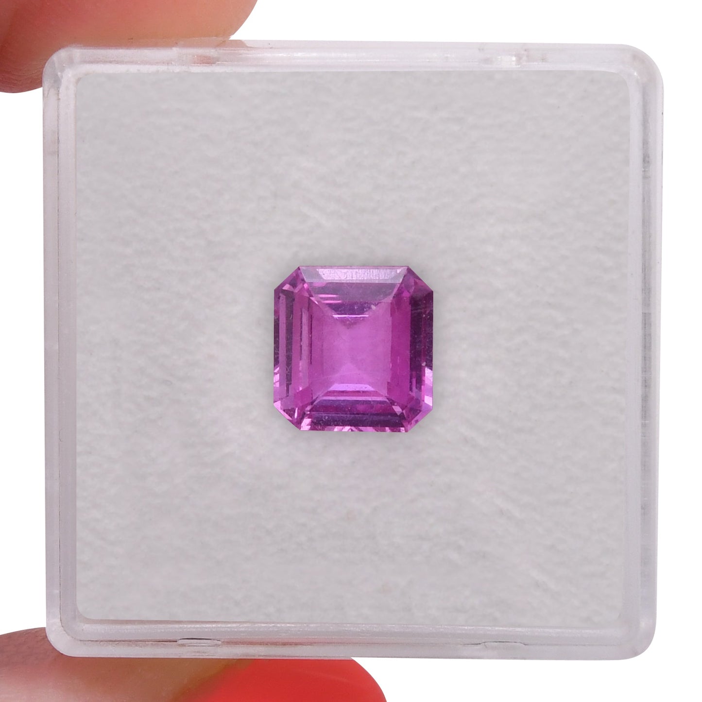 2,01 Karat rosa Smaragd-Saphir