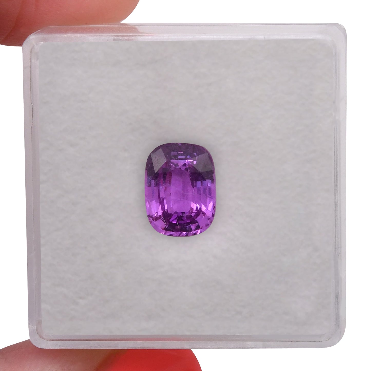 2.06 Carat Pink  Cushion Sapphire