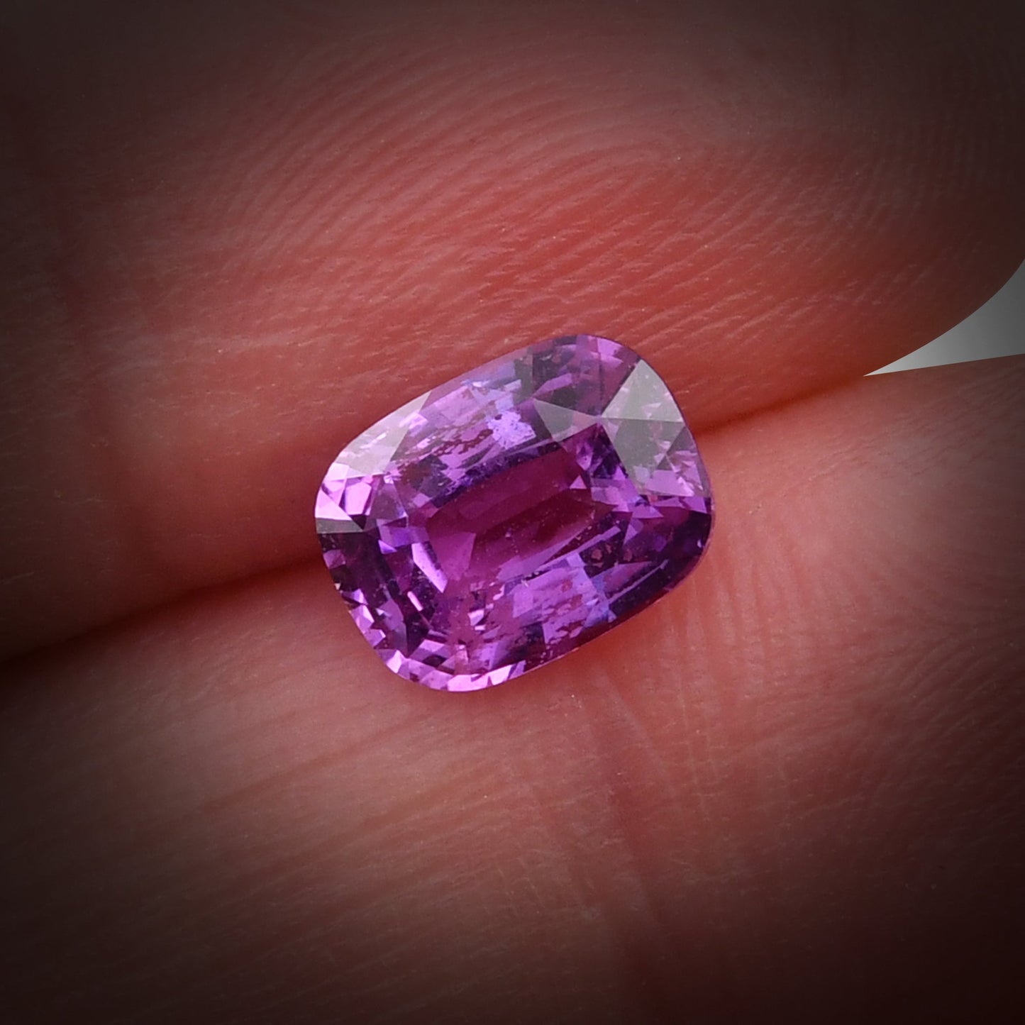 2.06 Carat Pink  Cushion Sapphire