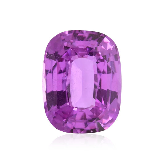 2,06 Karat rosa Kissen-Saphir